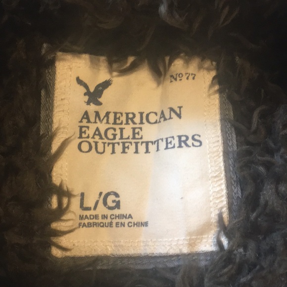 American Eagle Heavy Zip Up Hoodie - Picture 3 of 6